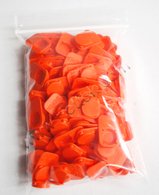 1813-OR-100, Cap, Orange, HP & Canon Small Ink Ports, Pack of 100
