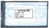 1919, Bag Poly 4X6 - 2 mil flat poly, Pack of 100