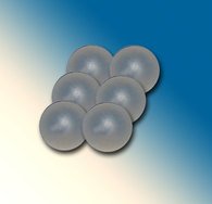 1923, Ball Plug for HP26/29 Trans-White Nylon  (100pk)