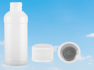 4 oz Natural HDPE Boston Round Bottle Sealable Enclosure 24mm 24-410